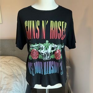 Daydreamer Guns N’ Roses Use Your Illusion ‘91 Tour Graphic T-Shirt Size S